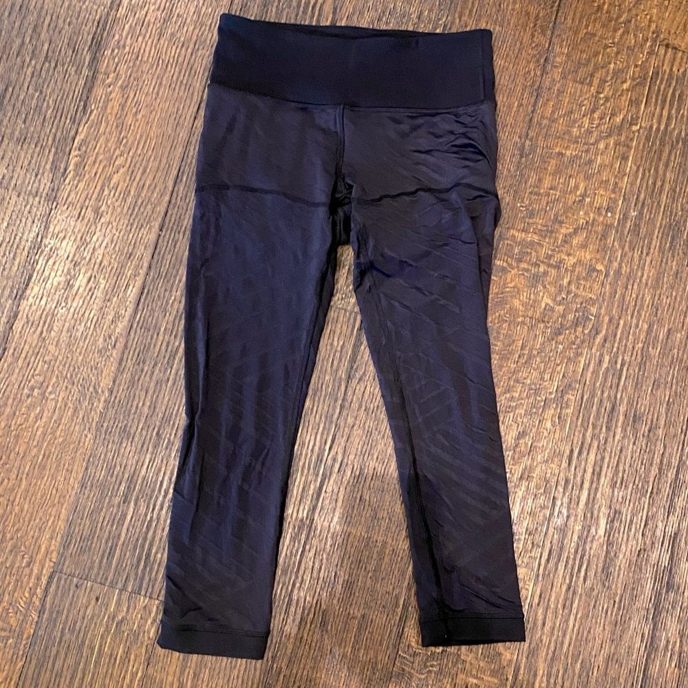 Black with design.mesh from the mid thigh down